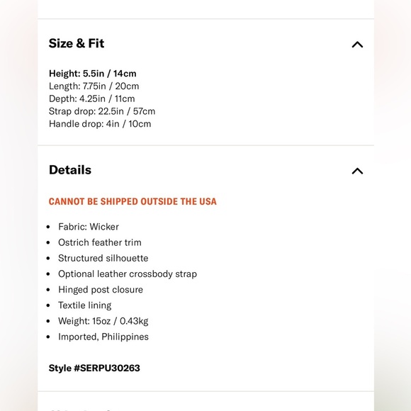 Serpui Cynthia Wicker Bag - Picture 7 of 8